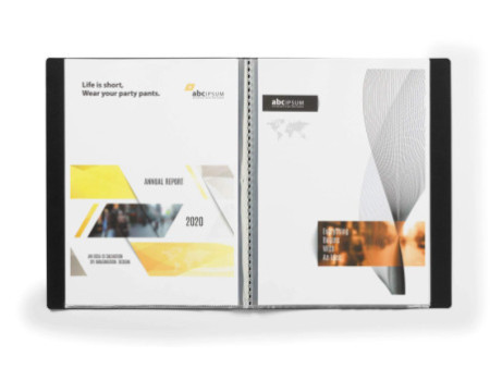 DURABLE Protège-documents DURALOOK, A4, avec 20 pochettes