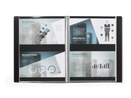 DURABLE Protège-documents DURALOOK Plus, avec 20 pochettes