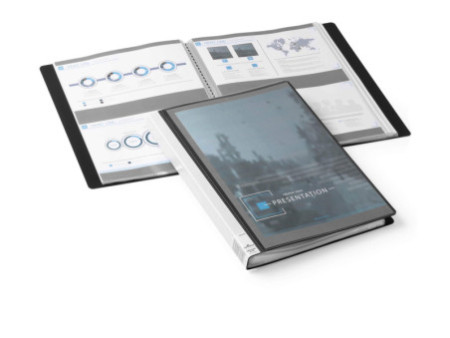 DURABLE reliure portfolio Duralook PLUS, avec 40 pochettes