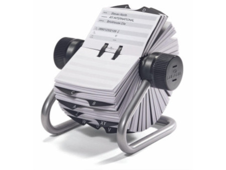 DURABLE Fichier rotatif TELINDEX, argent