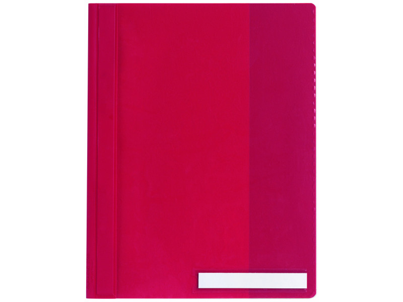 DURABLE Chemise à lamelle, A4, PVC, rouge