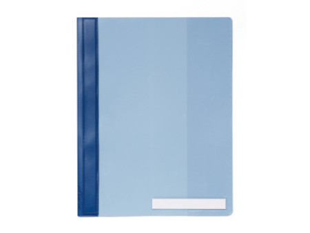 DURABLE Chemise à lamelle, A4, en PVC, bleu
