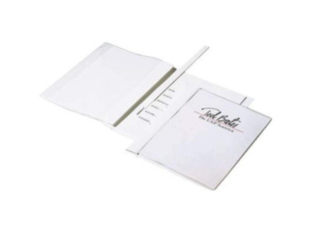 DURABLE Chemise à lamelle DURAPLUS de Luxe, A4, blanc