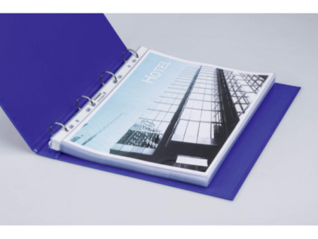 DURTABLE Pochette perforée, A4, PP, transparent