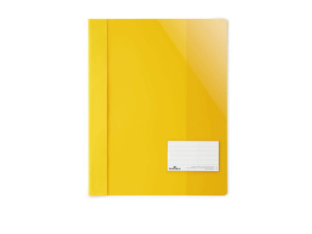DURABLE Chemise à lamelle extra large, A4+, PVC, jaune
