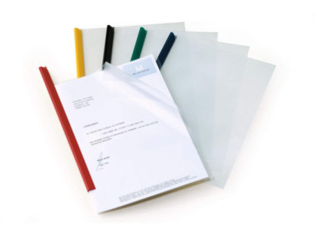 DURABLE Pochettes pour baguettes à relier, A4, transparent