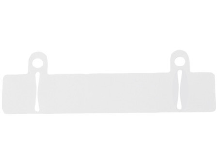 DURABLE Languette coulissante, blanc