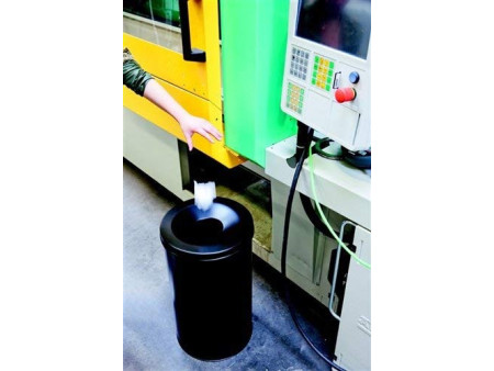 DURABLE Corbeille à papier SAFE, ronde, 15 litres, noir