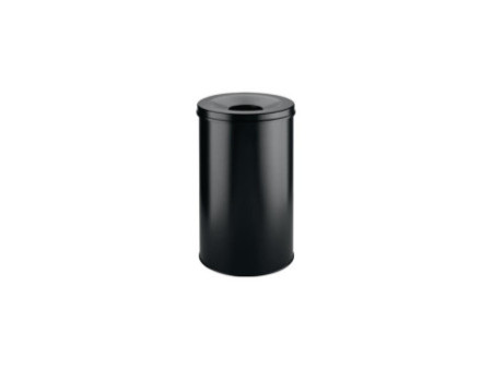 DURABLE Corbeille à papier SAFE ROND 65, 60 litres, noir