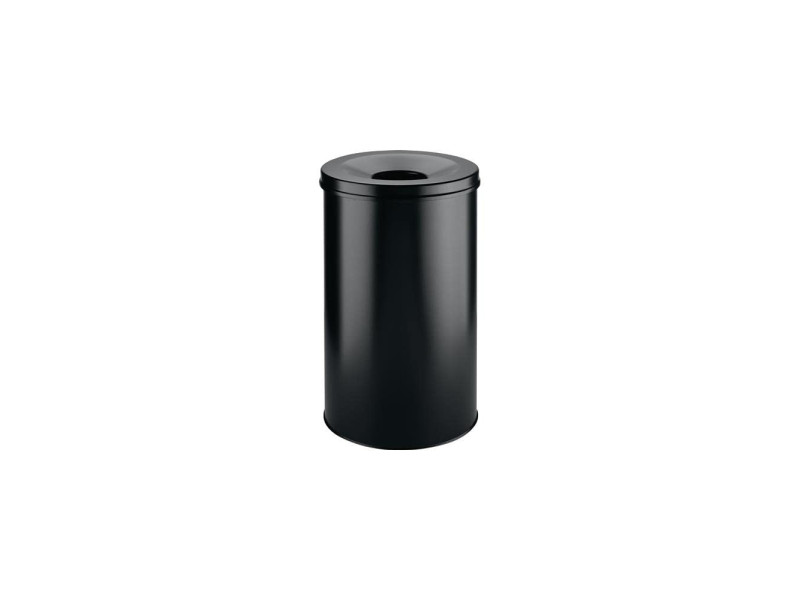 DURABLE Corbeille à papier SAFE ROND 65, 60 litres, noir