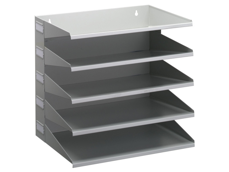 DURABLE Station de tri Business, 5 compartiments, gris