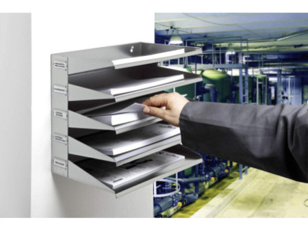 DURABLE Station de tri Business, 5 compartiments, gris