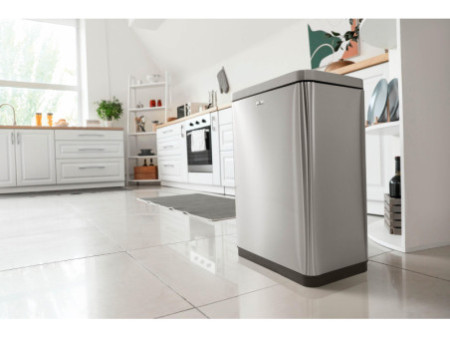 DURABLE Poubelle à capteur 'NO TOUCH DUO', 2 x 20 litres