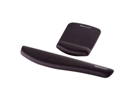 Fellowes Repose-poignet PlushTouch avec tapis de souris,noir
