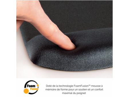 Fellowes Repose poignet pour clavier PlushTouch, noir