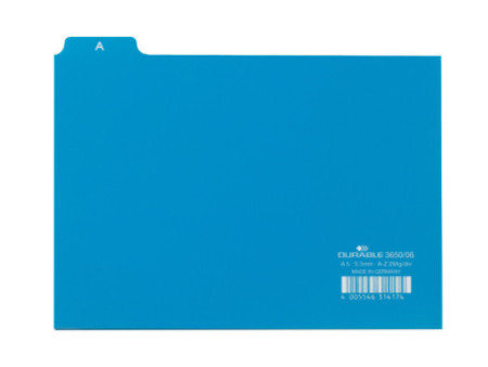 DURABLE intercalaire A - Z, en PP, format A5 paysage