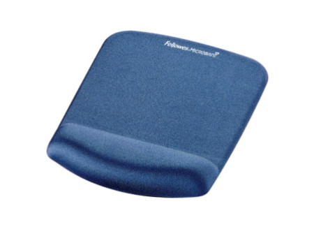 Fellowes Repose-poignet PlushTouch avec tapis de souris,bleu
