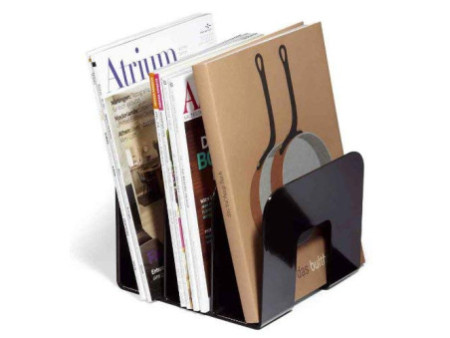DURABLE Porte-revues TREND, plastique,3 compartiments, blanc