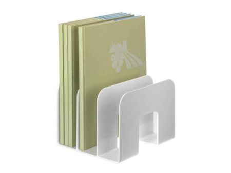 DURABLE Porte-revues TREND, plastique,3 compartiments, blanc
