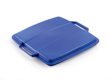 DURABLE couvercle DURABIN LID 90, carré, bleu
