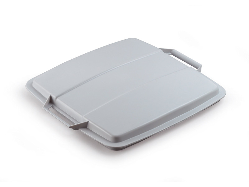 DURABLE Couvercle DURABIN LID 90, carré, gris