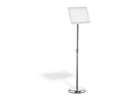 DURABLE Support d'information, cadre alu rabattable, A4