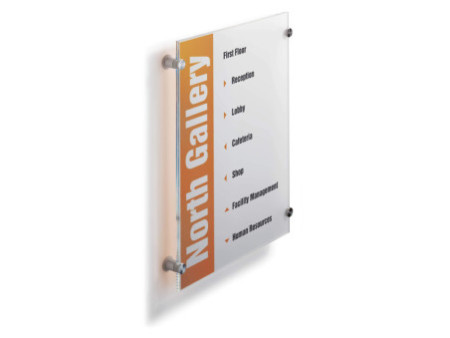 DURABLE Plaque de porte CRYSTAL SIGN, (L)297 x (H)420 mm