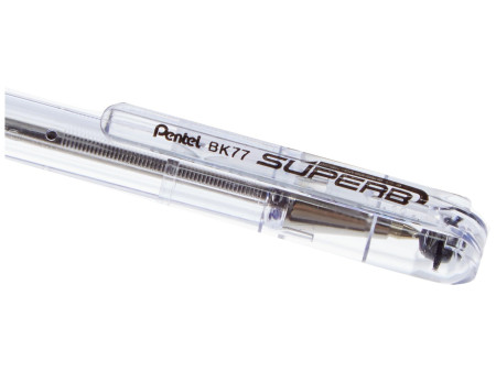 Pentel Stylo à bille SUPERB BK77, noir