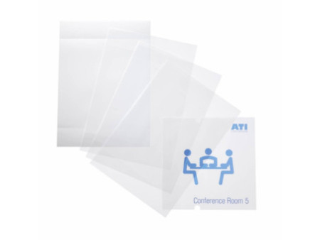 DURABLE films CRYSTAL SIGN refill pour plaque de porte 4824