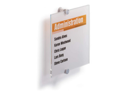 DURABLE films CRYSTAL SIGN refill pour plaque de porte 4824