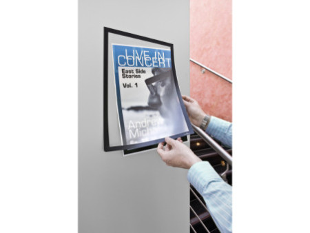 DURABLE Cadre d'affichage magnétique DURAFRAME, A3, noir