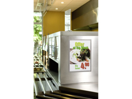 DURABLE Cadre d'affichage magnétique DURAFRAME, A3, argent