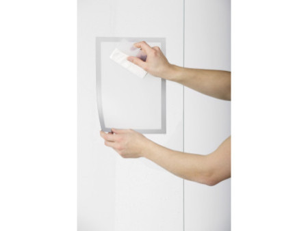 DURABLE Cadre d'affichage magnétique DURAFRAME SUN A4 argent