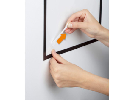 DURABLE Cadre magnétique DURAFRAME WALLPAPER, A4, noir
