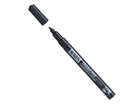 Pentel Marqueur permanent N50S, pointe ogive fine, noir