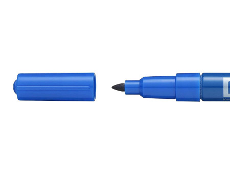 Pentel Marqueur permanent N50S, pointe ogive fine, bleu