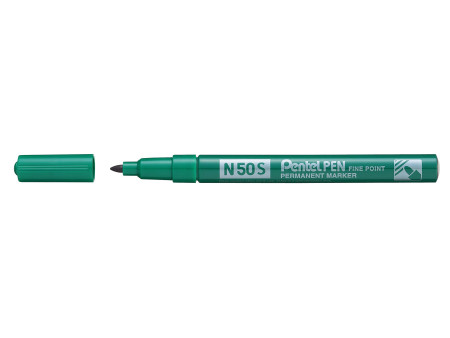 Pentel Marqueur permanent N50S, pointe ogive fine, vert