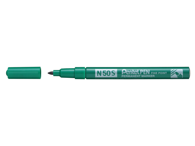 Pentel Marqueur permanent N50S, pointe ogive fine, vert
