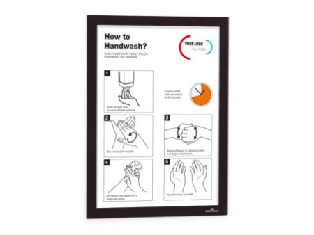 DURABLE Cadre d'affichage magnétique DURAFRAME, A4, noir