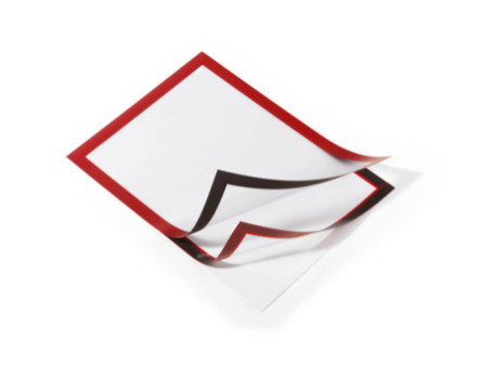 DURABLE Cadre d'affichage magnétique DURAFRAME, A4, rouge
