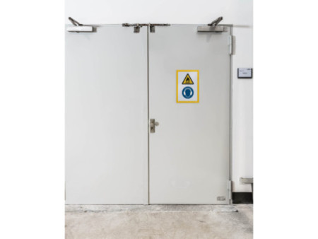 DURABLE Cadre d'affichage magnétique DURAFRAME, A4, jaune