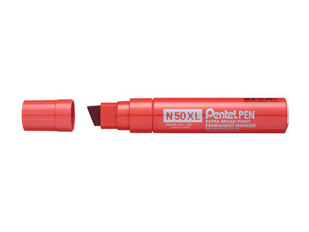 Pentel Marqueur permanent N50XL, pointe biseautée, vert