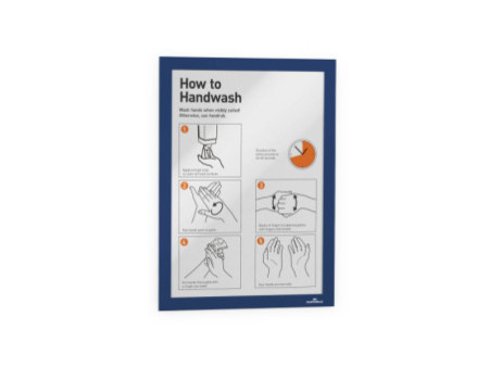 DURABLE Cadre d'affichage magnétique DURAFRAME, A4, bleu