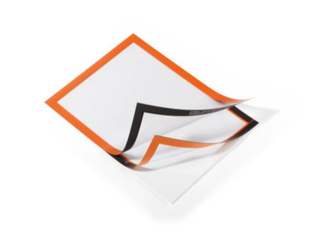 DURABLE Cadre d'affichage magnétique DURAFRAME, A4, orange