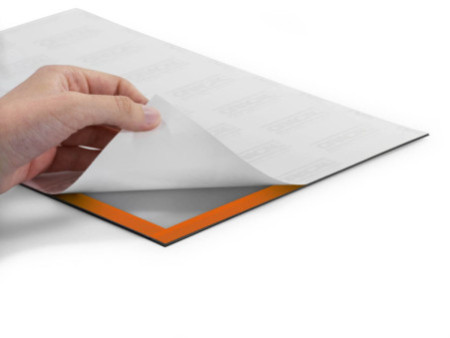 DURABLE Cadre d'affichage magnétique DURAFRAME, A4, orange