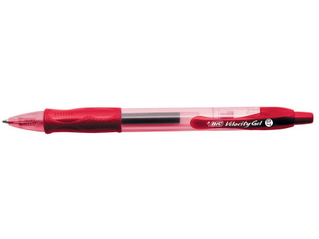 BIC Stylo à encre gel Gelocity, rouge