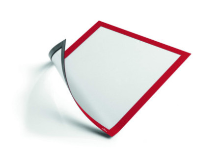 DURABLE Cadre d'affichage magnétique DURAFRAME, A4, rouge