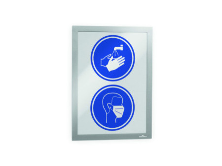 DURABLE Cadre d'affichage magnétique DURAFRAME, A4, rouge