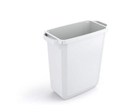 DURABLE poubelle DURABIN 60, rectangulaire, blanc