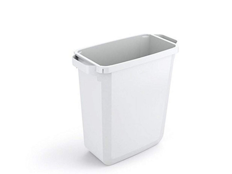 DURABLE poubelle DURABIN 60, rectangulaire, blanc